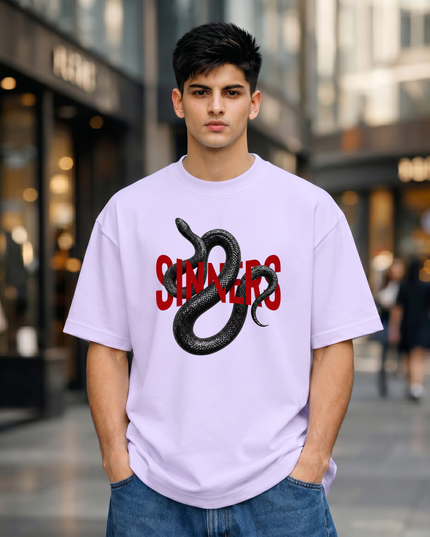 Sinners Snake Unisex Oversized Classic T-Shirt