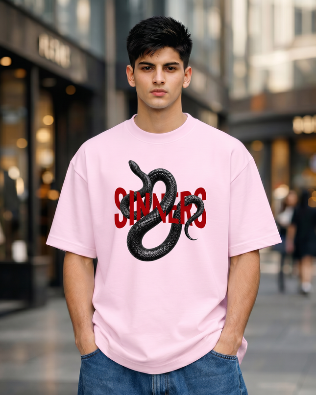 Sinners Snake Unisex Oversized Classic T-Shirt