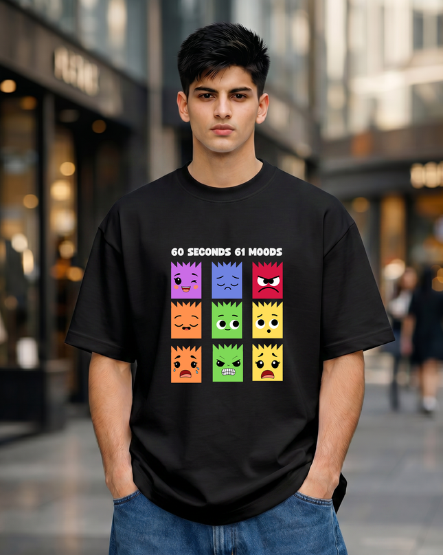 Many Moods Unisex Oversized Classic T-Shirt