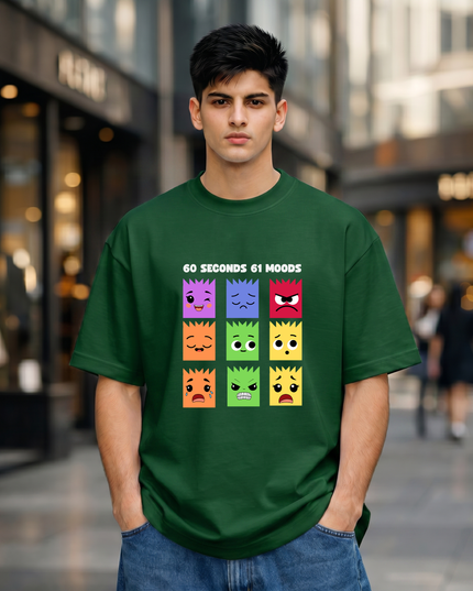 Many Moods Unisex Oversized Classic T-Shirt