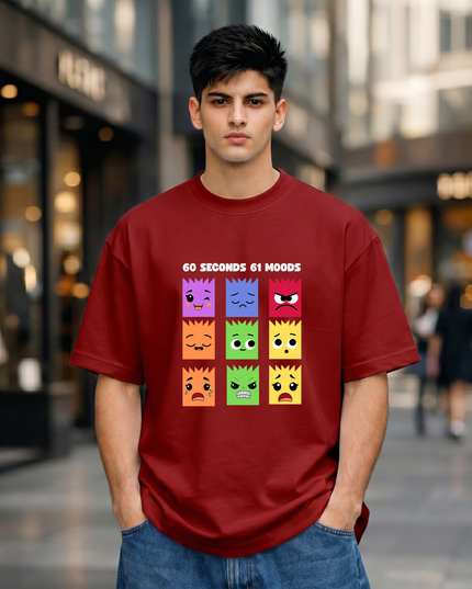 Many Moods Unisex Oversized Classic T-Shirt