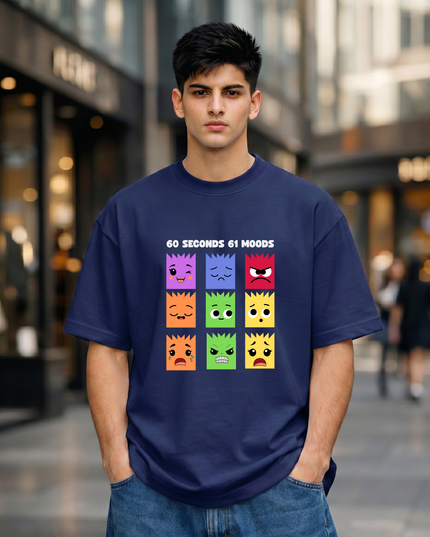 Many Moods Unisex Oversized Classic T-Shirt