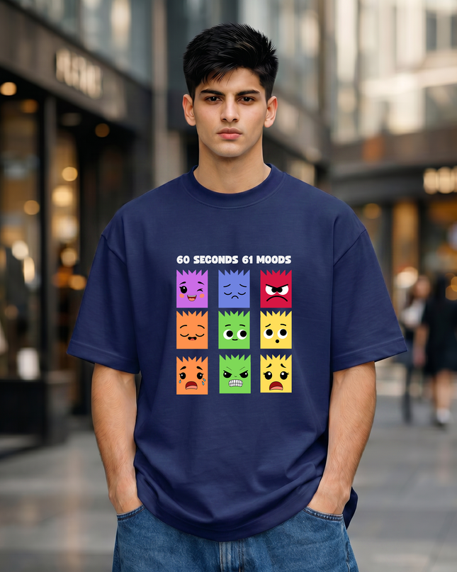 Many Moods Unisex Oversized Classic T-Shirt