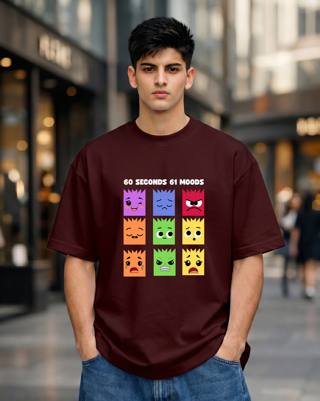 Many Moods Unisex Oversized Classic T-Shirt