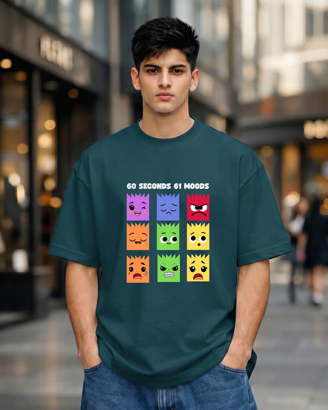 Many Moods Unisex Oversized Classic T-Shirt