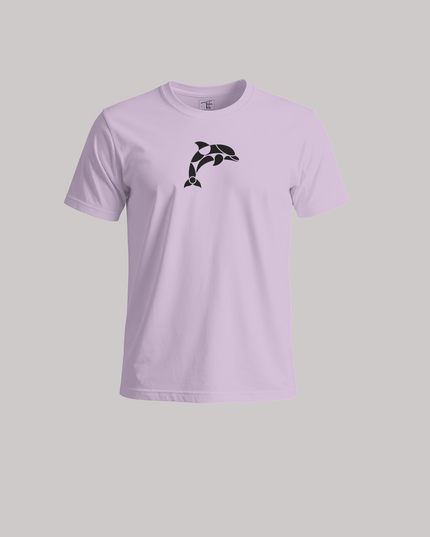 Minimal Dolphin Graphic Unisex Classic Crew T-Shirt