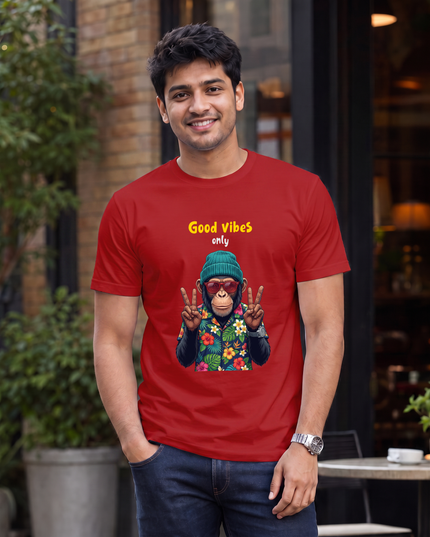 Good Vibes Only Graphic Classic Crew T-Shirt