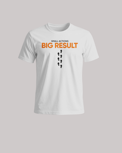 Small Actions Big Results Motivational - Unisex Classic Crew T-Shirt