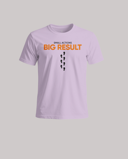 Small Actions Big Results Motivational - Unisex Classic Crew T-Shirt