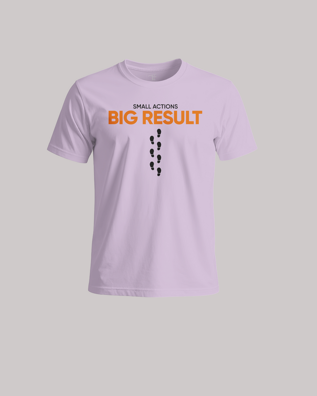 Small Actions Big Results Motivational - Unisex Classic Crew T-Shirt