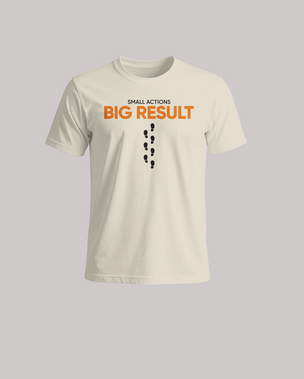 Small Actions Big Results Motivational - Unisex Classic Crew T-Shirt