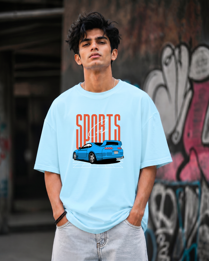 Supra Sports Car Unisex Oversized Classic T-Shirt