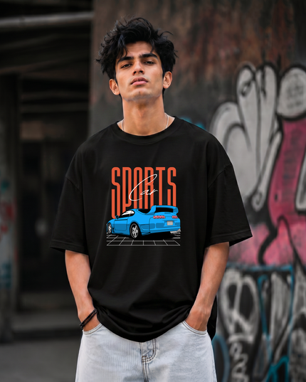 Supra Sports Car Unisex Oversized Classic T-Shirt