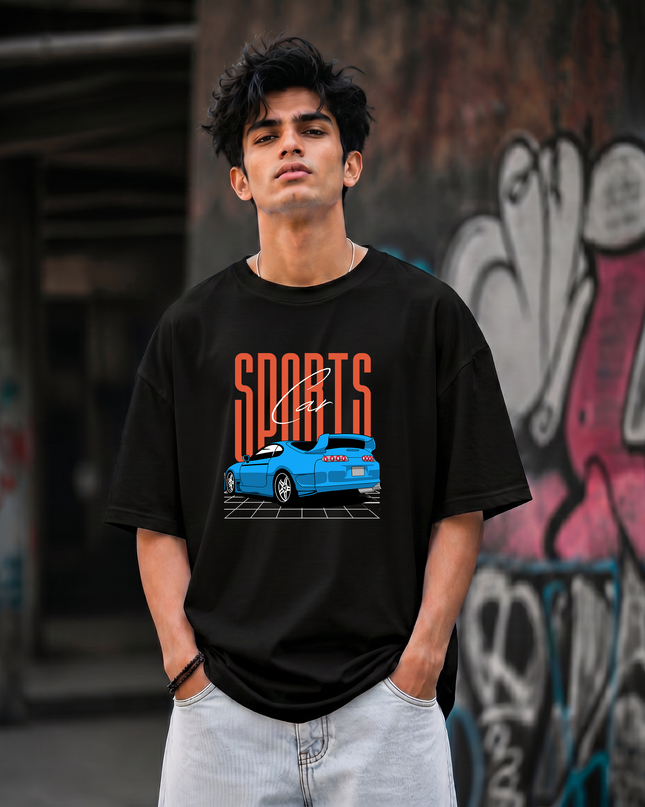 Supra Sports Car Unisex Oversized Classic T-Shirt