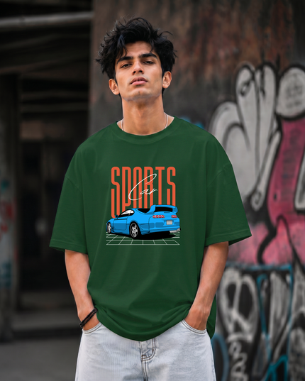 Supra Sports Car Unisex Oversized Classic T-Shirt