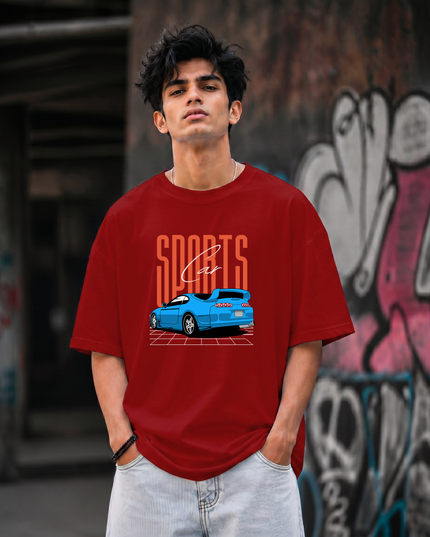 Supra Sports Car Unisex Oversized Classic T-Shirt
