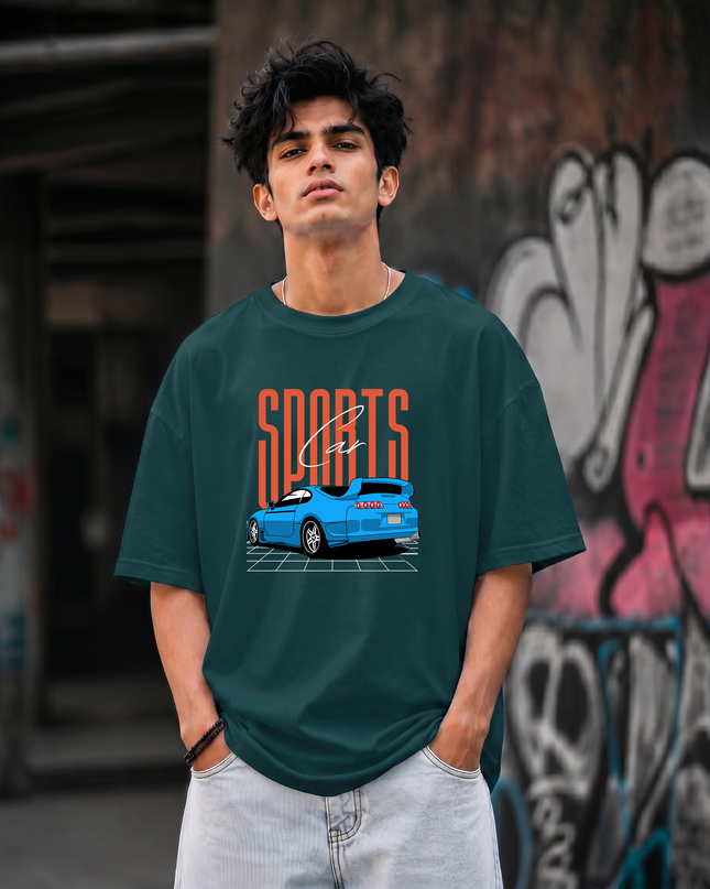 Supra Sports Car Unisex Oversized Classic T-Shirt