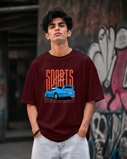 Supra Sports Car Unisex Oversized Classic T-Shirt
