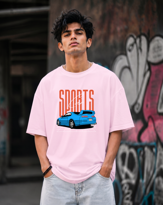 Supra Sports Car Unisex Oversized Classic T-Shirt