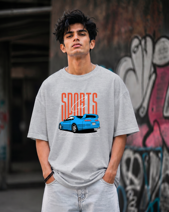 Supra Sports Car Unisex Oversized Classic T-Shirt