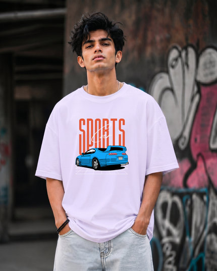 Supra Sports Car Unisex Oversized Classic T-Shirt