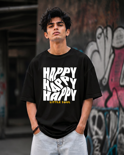 Happy Little Soul Unisex Oversized Classic T-Shirt