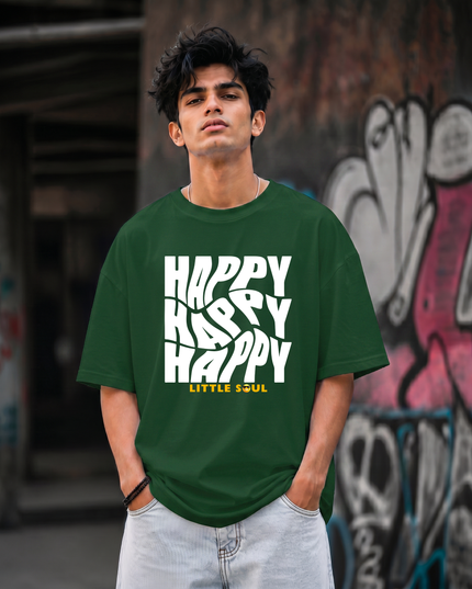 Happy Little Soul Unisex Oversized Classic T-Shirt