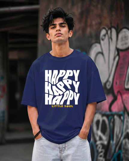 Happy Little Soul Unisex Oversized Classic T-Shirt