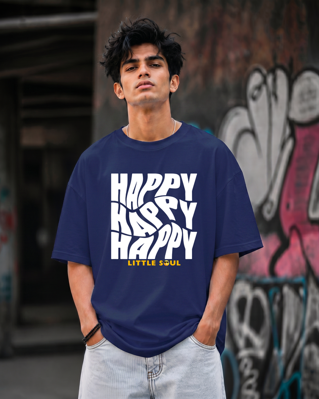 Happy Little Soul Unisex Oversized Classic T-Shirt