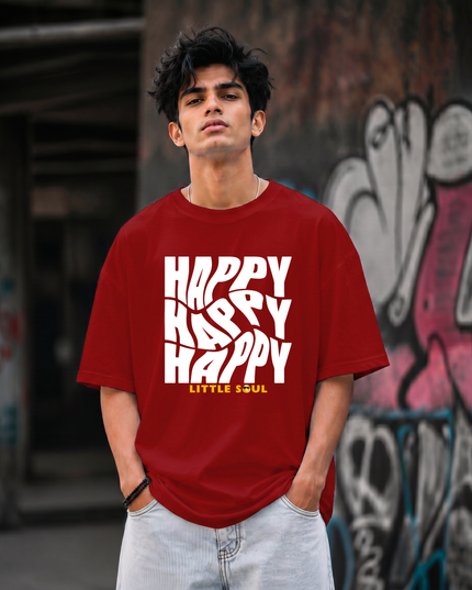 Happy Little Soul Unisex Oversized Classic T-Shirt