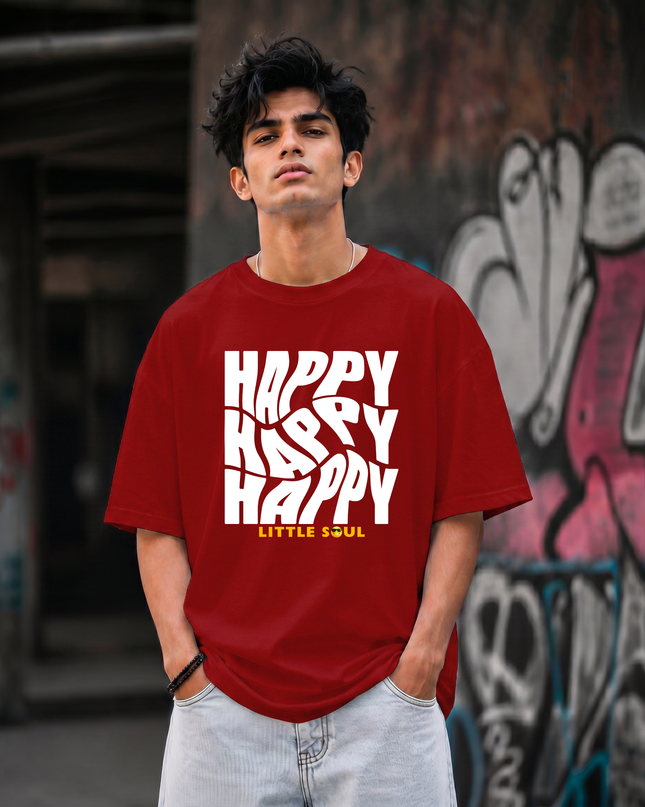 Happy Little Soul Unisex Oversized Classic T-Shirt