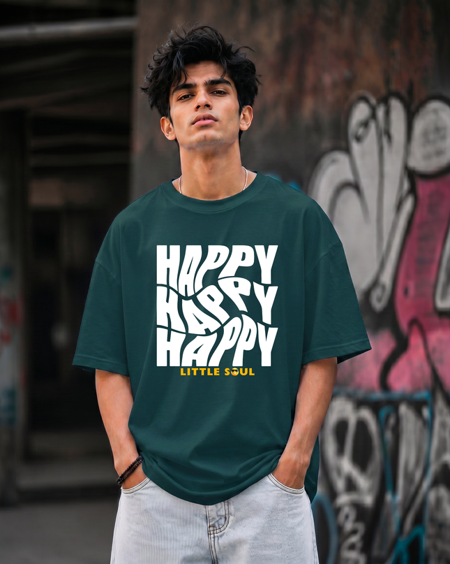 Happy Little Soul Unisex Oversized Classic T-Shirt