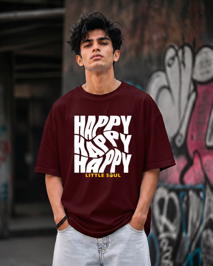 Happy Little Soul Unisex Oversized Classic T-Shirt