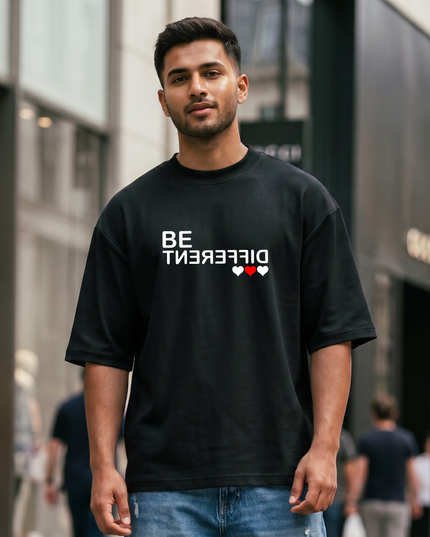 Be Different Stylish Unisex Oversized Classic T-Shirt