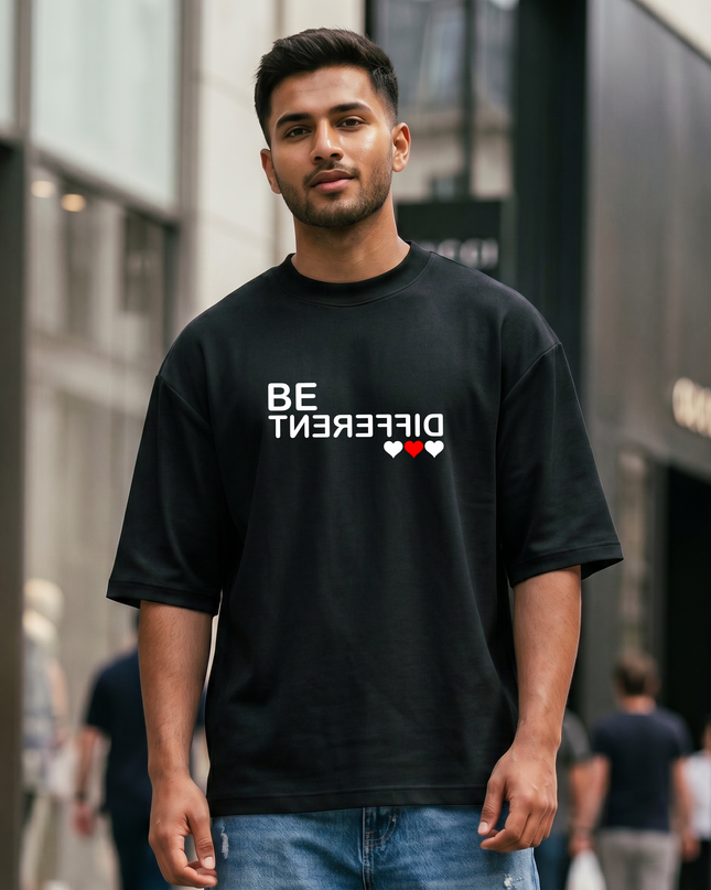 Be Different Stylish Unisex Oversized Classic T-Shirt
