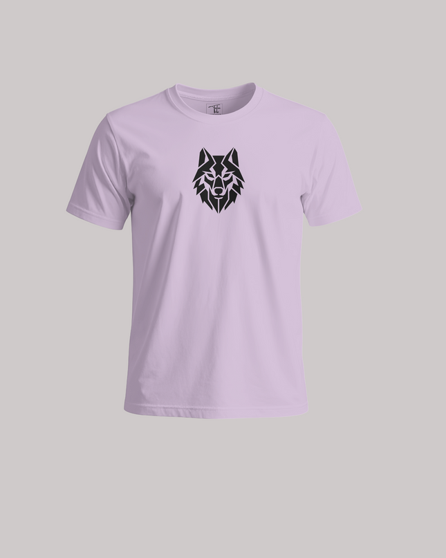 Geometric Wolf Head Graphic Unisex Classic Crew T-Shirt