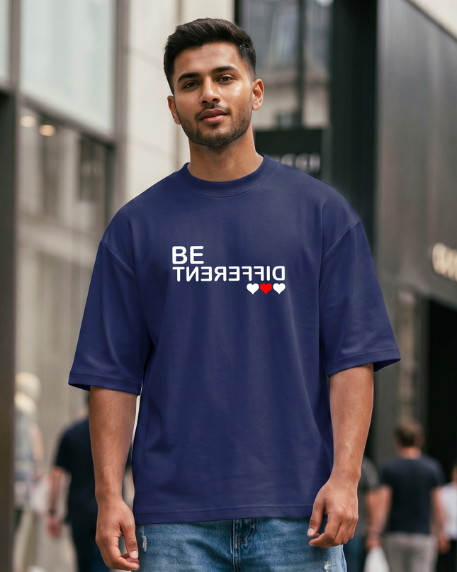 Be Different Stylish Unisex Oversized Classic T-Shirt