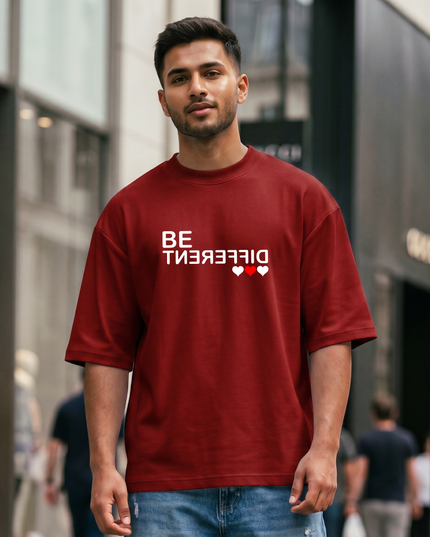 Be Different Stylish Unisex Oversized Classic T-Shirt