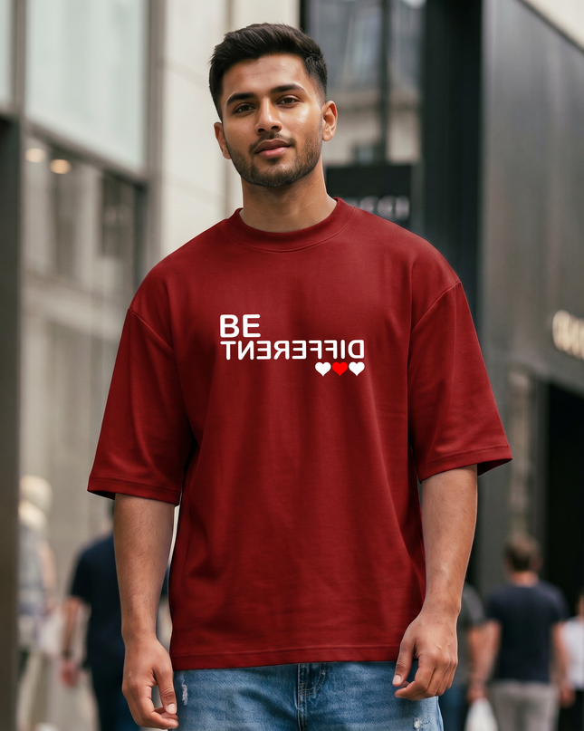 Be Different Stylish Unisex Oversized Classic T-Shirt