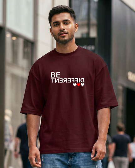 Be Different Stylish Unisex Oversized Classic T-Shirt