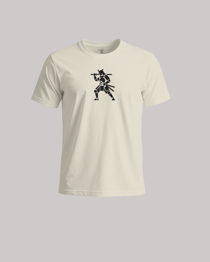 Geometric Samurai Warrior Graphic Unisex Classic Crew T-Shirt