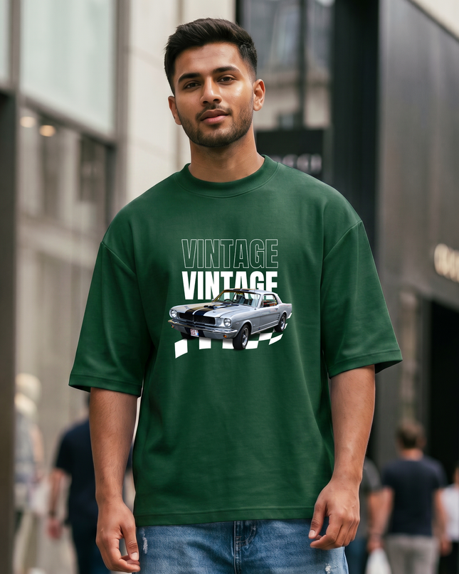 Vintage Racing Unisex Oversized Classic T-Shirt
