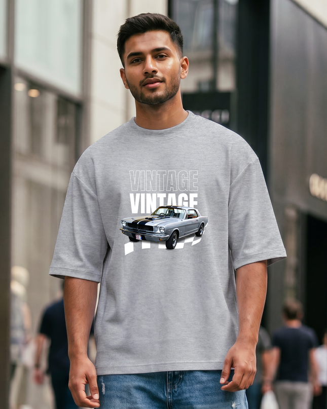 Vintage Racing Unisex Oversized Classic T-Shirt