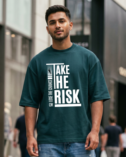 Take The Risk Unisex Oversized Classic T-Shirt