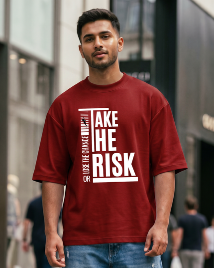 Take The Risk Unisex Oversized Classic T-Shirt