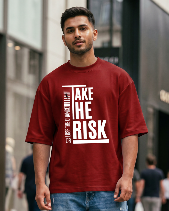 Take The Risk Unisex Oversized Classic T-Shirt