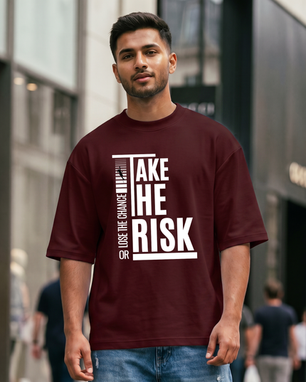 Take The Risk Unisex Oversized Classic T-Shirt