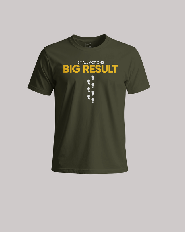 Small Actions Big Result Unisex Classic Crew T-Shirt