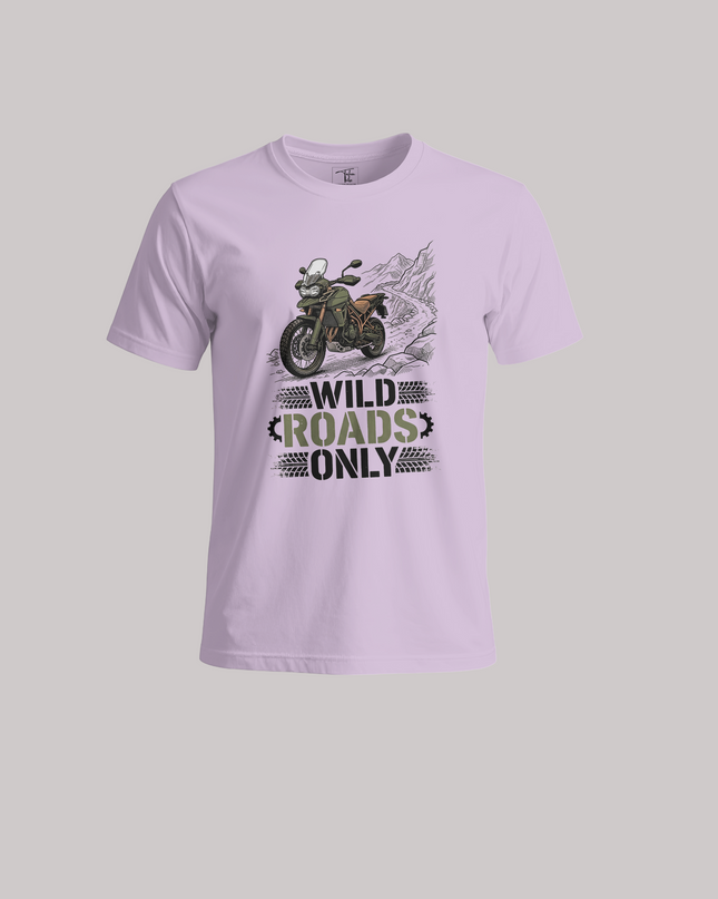 Wild Roads Only Adventure Rider Unisex Classic Crew T-Shirt