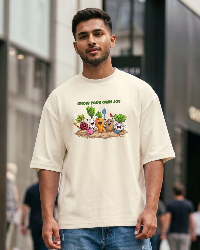 Grow Your Own Joy Unisex Oversized Classic T-Shirt